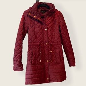 Laundry by Shelli Segal XS Maroon Coat